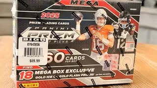 Thumbnail: Ripping 2025 NFL Panini Prizm Draft Picks Mega Box 