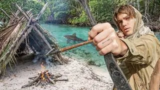 Thumbnail: 3 Days Solo SHARK ISLAND Survival | No Food, Water or Shelter