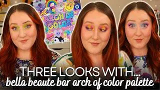 Thumbnail: *THREE LOOKS WITH* Arch Of Color Eyeshadow Palette! Bella Beaute Bar Colourful Indie Makeup Looks