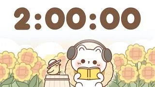 Thumbnail: 2 Hour Timer 🐱 2 Hr Study Timer for Classroom Focus