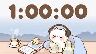 Thumbnail: 60 Minute Timer 🐱 1 Hr Study Timer for Classroom Focus