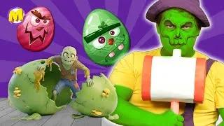 Thumbnail: ZOMBIE SURPRISE EGGS 20min+ | Millimone | Kids Songs and Nursery Rhymes