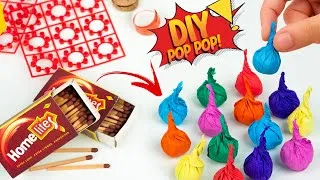 Thumbnail: How To Make POP POP Crackers From Matchsticks | 100% Working Pop it Candy