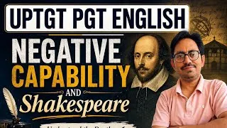 Thumbnail: UPTGT PGT ENGLISH Negative Capability and Shakespeare