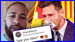 Thumbnail: 🛑FOOTBALL WORLD REACT TO LIONEL MESSI LEAVING FC BARCELONA