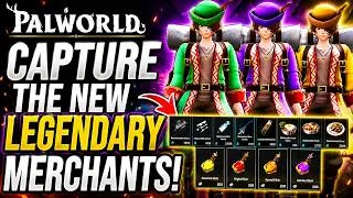 Thumbnail: Palworld 1.0 : GET THE NEW LEGENDARY MERCHANTS NOW - Legendary Ammo, Food & Rare Items!