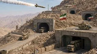 Thumbnail: US Military Strikes Key Iranian Missiles Tunnel Base Deep Behind Tehran Mountains in HUGE Raid!