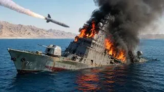 Thumbnail: Iran Fleet Try to Shuts Hormuz with Anti-Ship Missiles -  Then US Navy Responds Within 2 Minutes!
