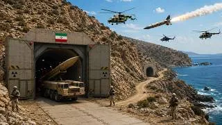 Thumbnail: US Military Delivers FINAL BLOW to HUGE Secret Iranian Tunnel with Kheibar Shekan Ballistic Missiles