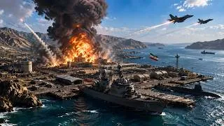 Thumbnail: US Attacks Iran's Hidden Naval Base in the Strait of Hormuz | ARMA 3