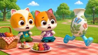 Thumbnail: Oh No! Mommy's Vase is Running | Learn about Honesty | Kids Cartoon | Mimi and Daddy