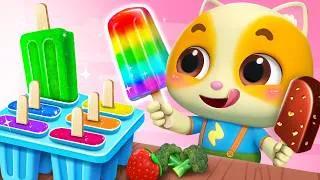 Thumbnail: Learn Colors with Ice Cream | Veggies & Fruits | Nursery Rhyme & Kids Song | Mimi and Daddy