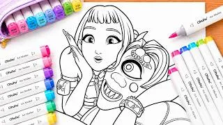 Thumbnail: Zoey Marker & Glitter Pen Art Process | K-Pop Demon Hunters