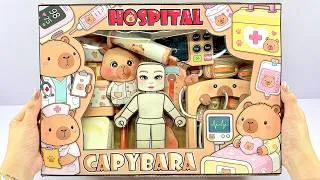 Thumbnail: 🚑 Paper DIY 🚑 Unboxing Capybara ROBLOX Hospital Secret Blind Bag 1000$ 🦫🦫 ASMR