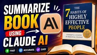 Thumbnail: How to Summarize Any Book Using Claude AI in Minutes