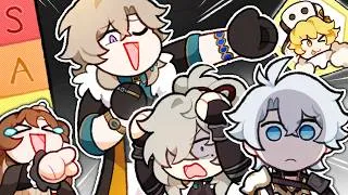 Thumbnail: I made the HSR voice actors rank EVERY character FT. Aventurine, Jing Yuan, and Phainon's VAs