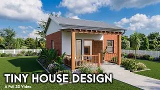 Thumbnail: Tropical Tiny House Design | 3D Video House Idea - 6x6 Meters Gable Roof House