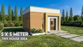 Thumbnail: Tiny House Idea | 5 x 5 Meters 1 Bedroom House