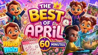 Thumbnail: Mina Mila: The Best of April! 🌸✨ | Compilation | From the Makers of Omar & Hana | Durioo