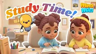 Thumbnail: Mina Mila Study Time! 📝 Can You Learn with Your Favorite Twins? The Makers of Omar & Hana | Durioo