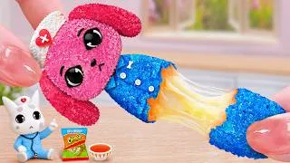Thumbnail: ROBLOX Animal Hospital in Mini Kitchen 🐶 Cook with Me Fried Chicken and Cheese 💕 Mina Mini Kitchen