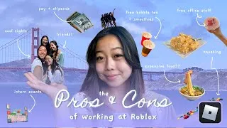 Thumbnail: Is Roblox worth it? | SWE intern pros & cons | Everything you should know before applying!