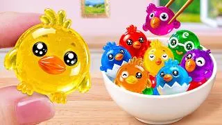 Thumbnail: 🐾 Amazing Rainbow Animal Jelly ✨ Miniature Fruit Jelly Recipe | Mina Sweet Baking