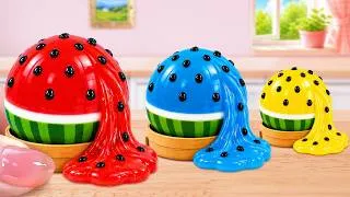 Thumbnail: 🍉 Refreshing Watermelon Honey Jelly 💚 Best Miniature Dessert Ideas | Mina Sweet Baking