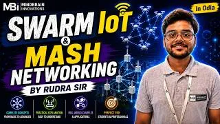 Thumbnail: Swarm IoT & MASH Networking Explained | Complete Guide in Odia | Rudra Sir