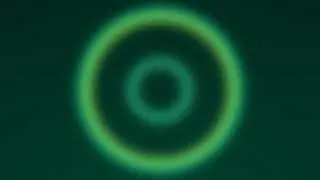 Thumbnail: 1 Hour Dark Emerald Visualizer | Radial Wave Animation Loop | 4K