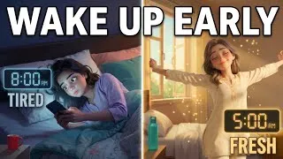 Thumbnail: How to Wake Up at 5 AM Consistently Without Feeling Tired (My Secret)