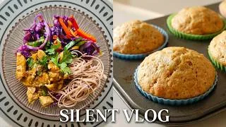 Thumbnail: A Slow Day in Muscat 🌿 | Healthy Breakfast, Meal Prep, Chicken Noodle Bowl & Homemade Muffins