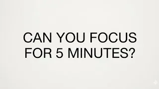 Thumbnail: How Good Is Your Attention Span? 
