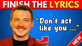 Thumbnail: FINISH THE LYRICS 🤠 Most Streamed Country Songs EVER 🔥📢