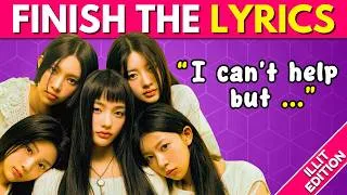 Thumbnail: FINISH THE LYRICS 🎤✨ ILLIT Edition 💗 |  Ultimate Lyrics Challenge 🎶