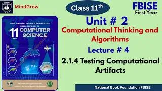 Thumbnail: Chapter 2 | Testing Computational Artifacts | Trace Table & Evaluation|Class 11 Computer FBISE NBF