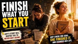 Thumbnail: Stop Quitting: The Powerful Story That Will Make You Finish What You Start | Motivation.