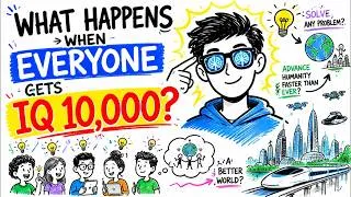 Thumbnail: What If Everyone Had Super Intelligence? (The  Future of Brain Chips & Society)