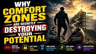 Thumbnail: Why Comfort Zones Are Secretly Destroying Your Potential #motivationalvideo #selfimprovement 
