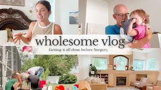Thumbnail: Wholesome Family Vlog | Surgery Prep, Gardening, Painting, & Cleaning