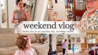 Thumbnail: Family Day at my Parents, Emma says NO, Weekend Tidy & Early Mornings