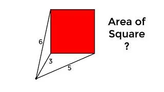 Thumbnail: Area of square from 3 external distances