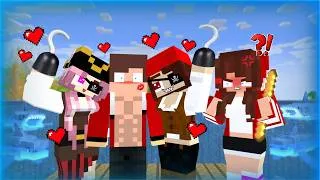 Thumbnail: MAIZEN : JJ and JJ Sister Against Ocean Pirate Girls - Minecraft Animation