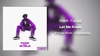 Thumbnail: Brent Faiyaz - F**k the World (ChopNotSlop)(Full album) • 639hz