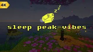 Thumbnail: sleep peak-vibes 🎶 only high frequencies... [sleep minecraft music rain music to help you sleep]