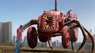 Thumbnail: Tractor eater monster in real life 