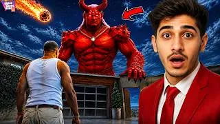 Thumbnail: Franklin Found a Six-Eyed Red Monster in GTA 5 | SHINCHAN and CHOP😨