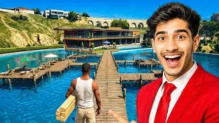 Thumbnail: Franklin Made The Biggest Swimming Pool Outside His House In Gta 5 ! 🔥(GTA 5 mods)