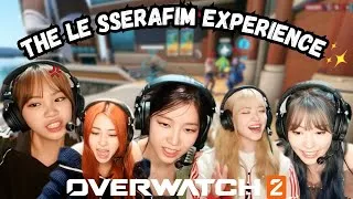 Thumbnail: le sserafim playing overwatch 2 in a NUTSHELL *a mess*
