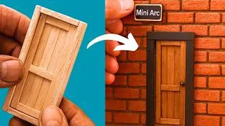 Thumbnail: DIY Mini Wooden Garage Door | Handmade for Brick Model Garage (Step by Step)